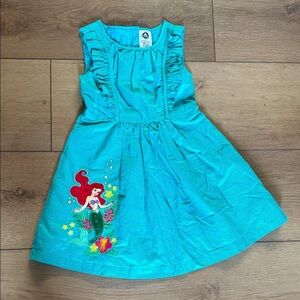 EUC Disney Store Princess Ariel Shimmery Dress Size 5/6